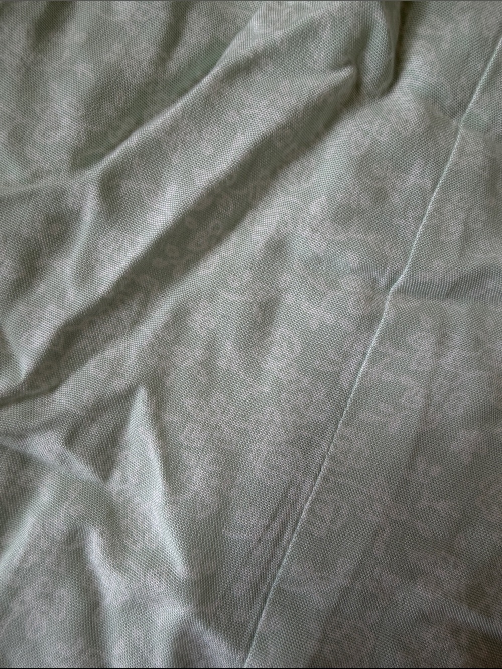 Universal Thread Light Mint Green Ruffle Button-Down Shirt - Picture 2 of 4